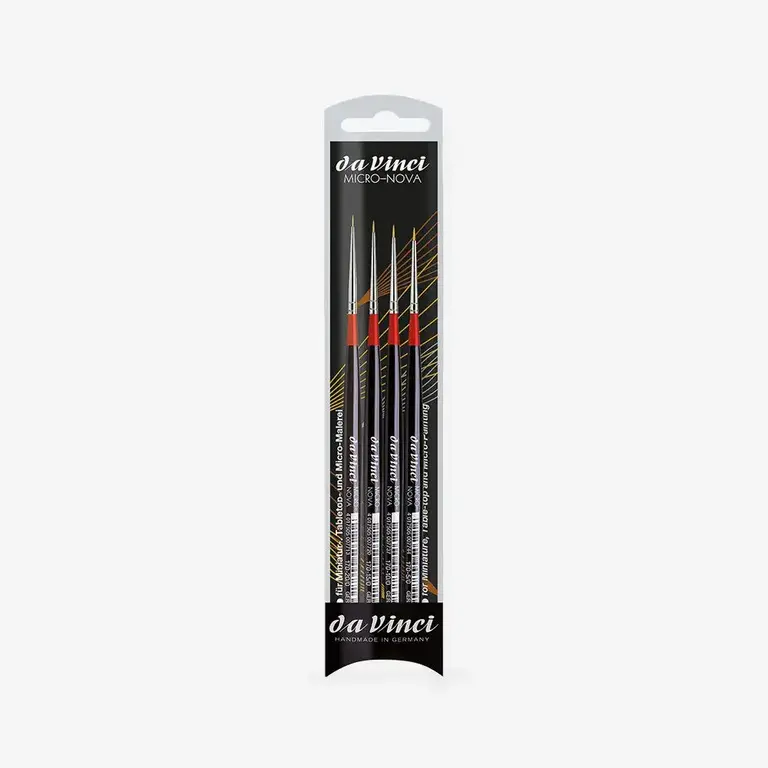 da Vinci Brushes da Vinci Micro-Nova Synthetic Set (Series 170: 5/0, 10/0, 15/0, 20/0)