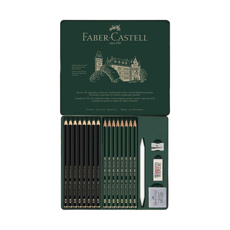 Faber-Castell Pitt Graphite Matt / Castell9000 Set - 20