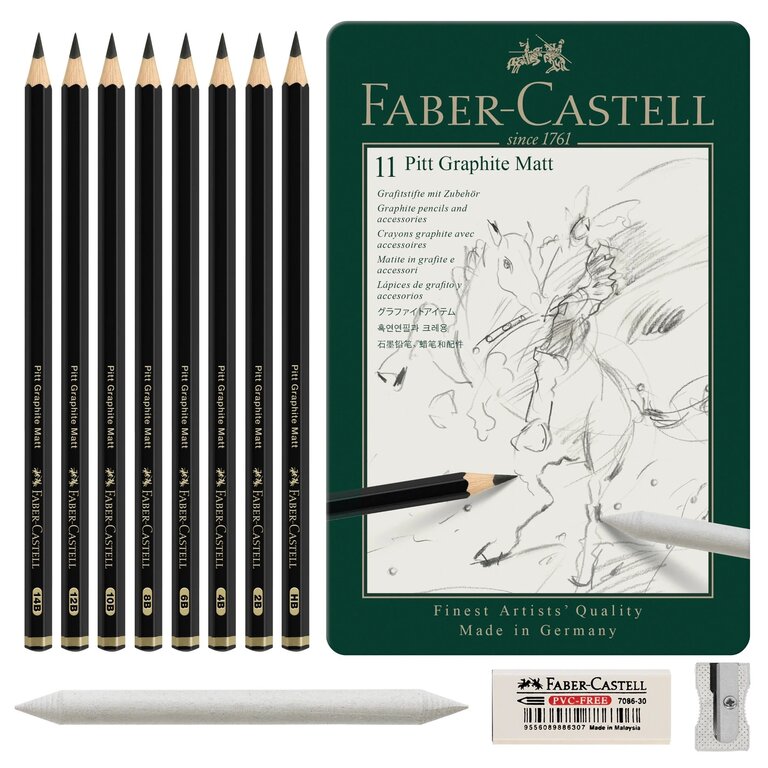 Faber-Castell Pitt Graphite Matt Pencil Set