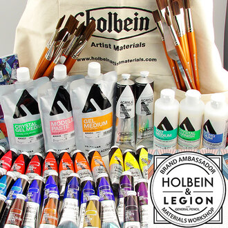 Workshop / Demo Holbein, Legion Paper, and General Pencil Materials Acrylic Family Workshop (IN STUDIO) | Saturday September 27, 2025