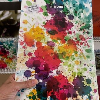Stifflex Stifflex ArtWork Pad (Watercolor) - Spiral Bound - 24 x 30 - Color Splash