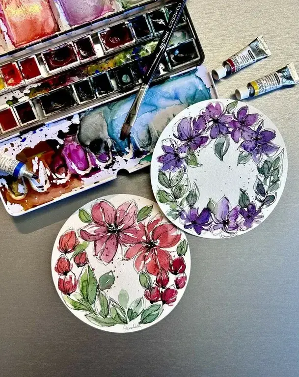 Hahnemuhle Round Watercolour Tin - Expressions