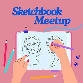 ARTiculations Monthly Sketchbook Meetup (Online) 7:00 - 8:00 pm