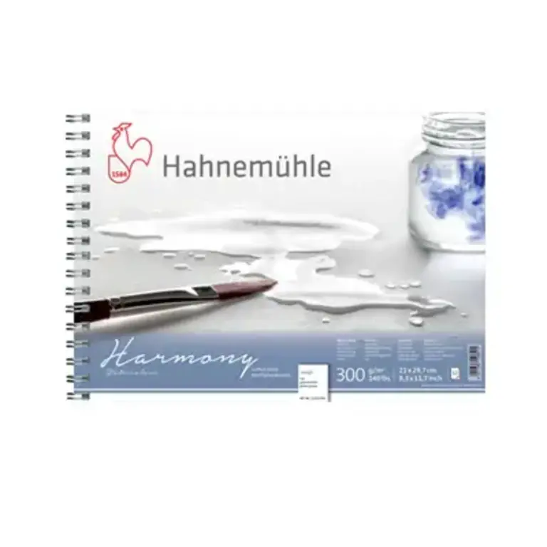 Hahnemuhle Harmony Watercolour Spiral Bound Pad A4 - 12 Sheets