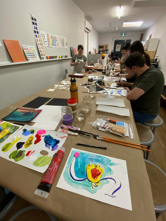Workshop / Demo Holbein, Legion Paper, and General Pencil Materials Acrylic Family Workshop (IN STUDIO) | Saturday September 27, 2025