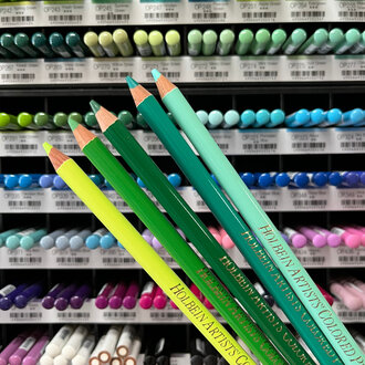 HK Holbein Artist Materials Green - Turquoise Holbein Artists Colour Pencils Singles