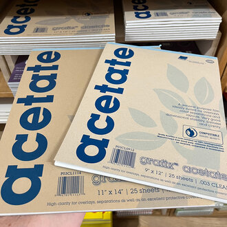 Grafix Acetate Pad .003 Clear