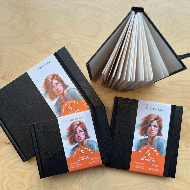 Hahnemuhle Watercolour Book - 100% Cotton - Deckled Edge