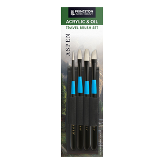 Princeton Art & Brush Company Aspen Travel Brush - Set of 4 Princeton Art & Brush Company Aspen Travel Brush - Set of 4
