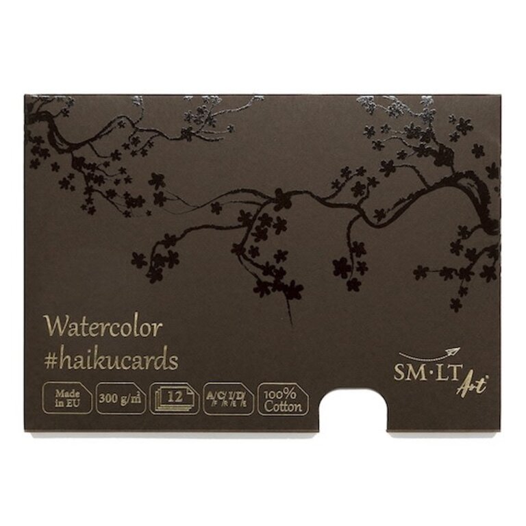SM-LT Haiku Watercolour Cards 300 gsm - 148 mm x 210 mm