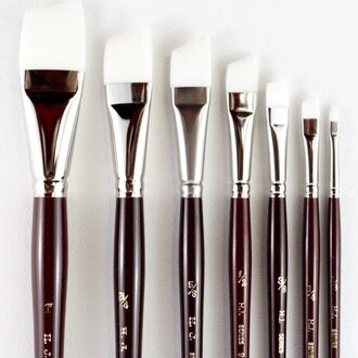 Heinz Jordan Heinz Jordan White Taklon 925 Brush - Angular Shader