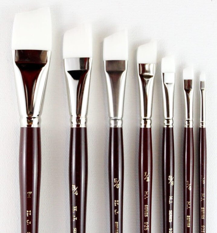 Heinz Jordan Heinz Jordan White Taklon 925 Brush - Angular Shader
