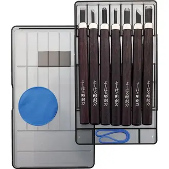 Yoshiharu Mokuhanga Knife Set - HP Series