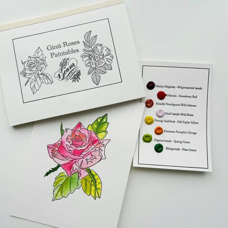 BEAMPAINTS Beam Paintable Postcards