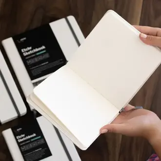 Etchr Lab Etchr Portrait Sketchbook Hot Press 100% Cotton