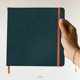Etchr Lab Perfect Sketchbook Teal - 7"x7" Etchr Lab Perfect Sketchbook Teal - 7"x7"