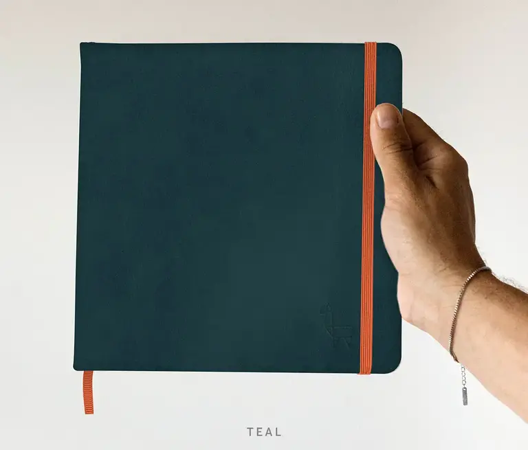 Etchr Lab Etchr Lab Perfect Sketchbook Teal - 7"x7"