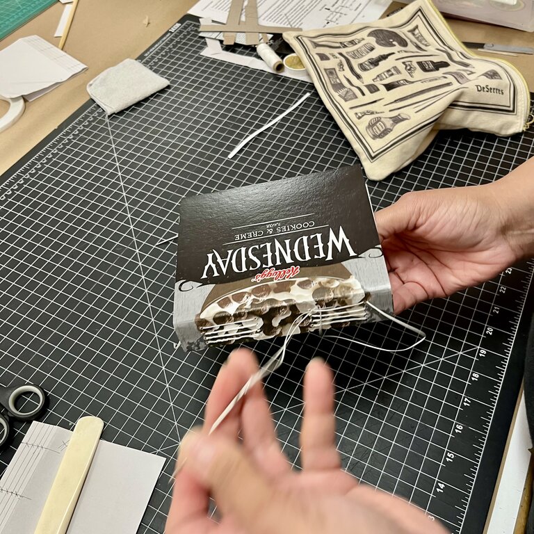 Long Stitch Bookbinding with Recycled Covers | Oct 5 10:30am - 3:30pm