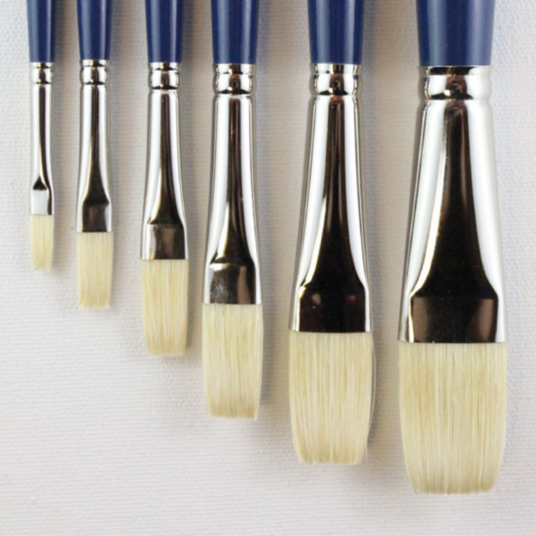 Heinz Jordan Acryloil Fine Bristle Brush 1400F - Flat