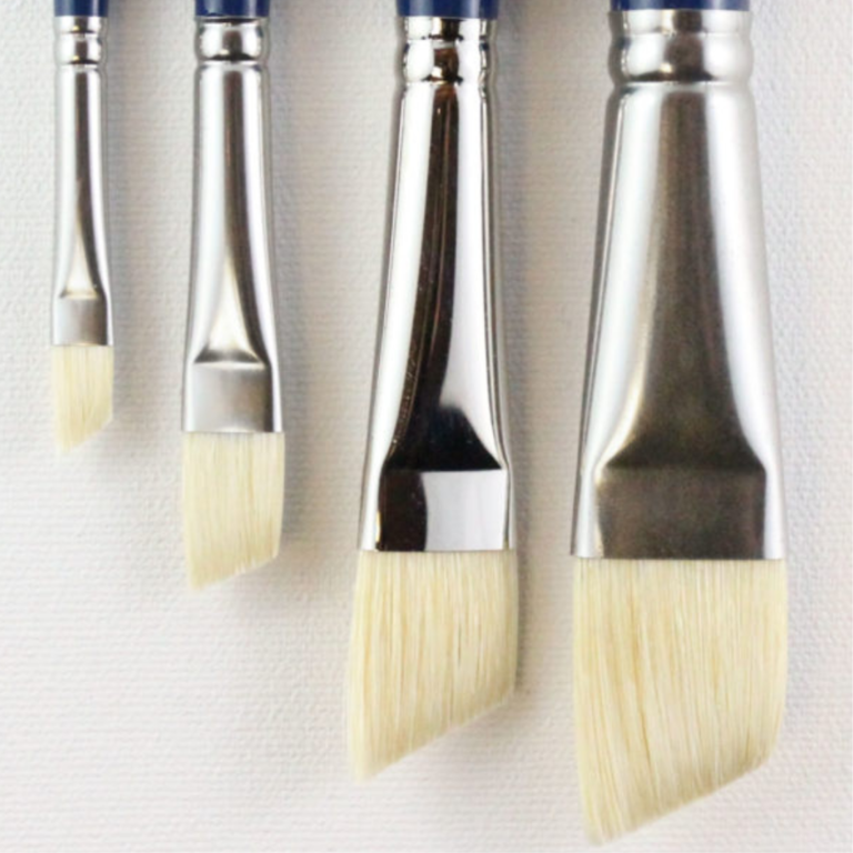 Heinz Jordan Acryloil Fine Bristle Brush 1400AN - Angular