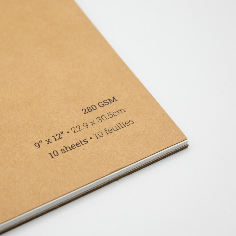 Prism Studio Pre-primed 100% Cotton Canvas Pad - 9" x 12"