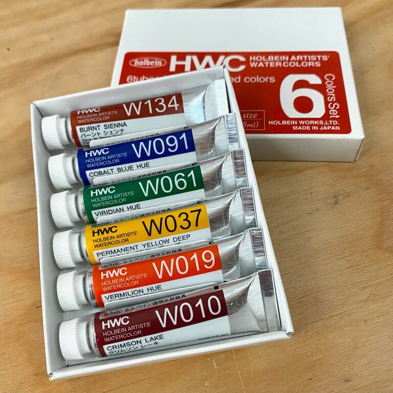 HK Holbein Artist Materials Artists' Watercolour Tube Set