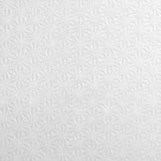 The Japanese Paper Place Hemp Flower White (17g) - 21" x 31"