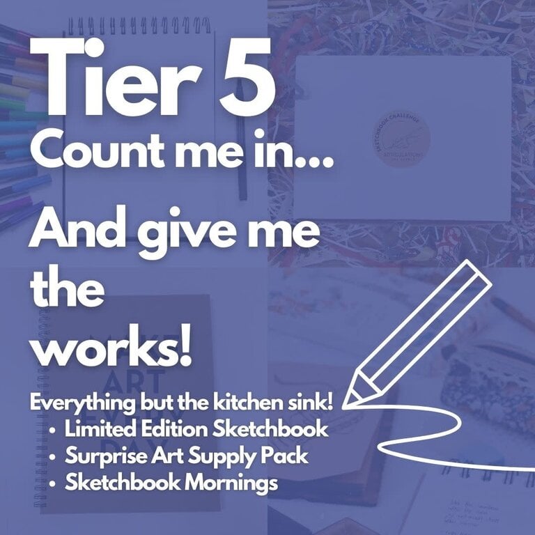 ARTiculations 2026 Fill'er Up Sketchbook Challenge