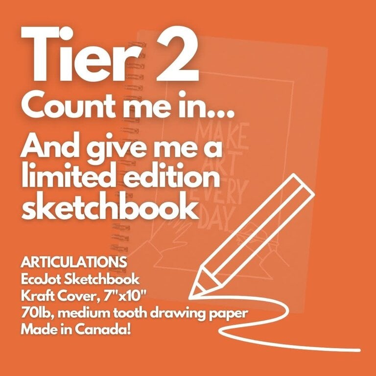 ARTiculations 2026 Fill'er Up Sketchbook Challenge