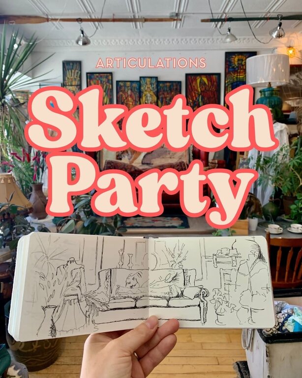 SKETCH PARTY at Mrs. Huizenga | April 1st, 7-9pm