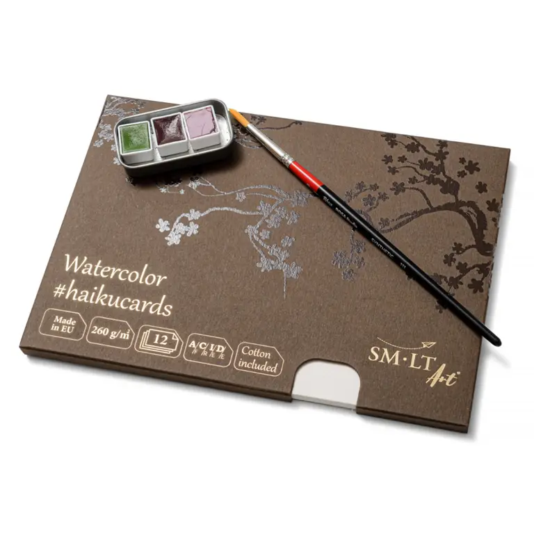 SM-LT SM-LT Haiku Watercolour Cards 300 gsm - 148 mm x 210 mm