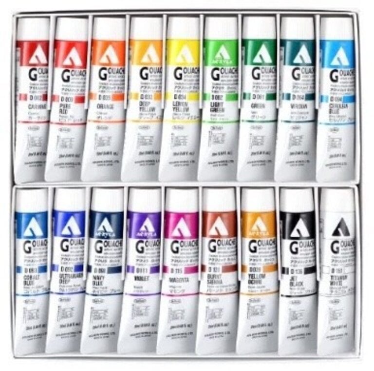 HK Holbein Artist Materials Holbein Acrylic Gouache Sets