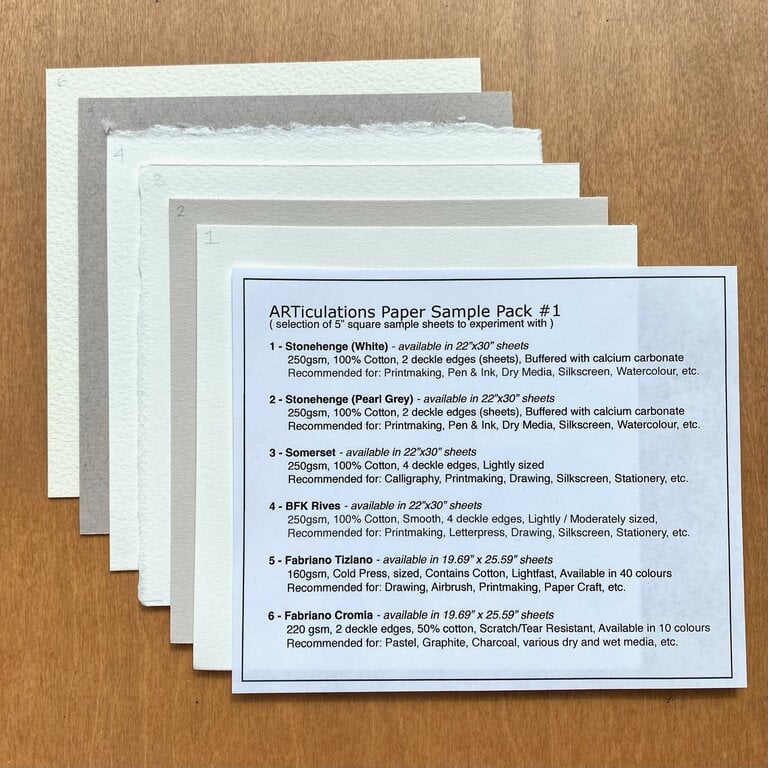 ARTiculations ARTiculations Paper Sample Pack #1