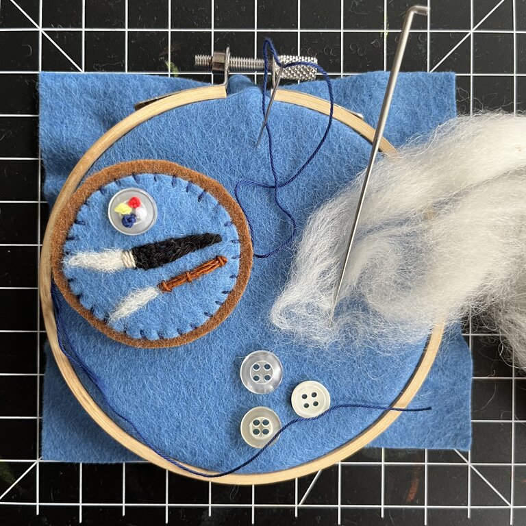 Needle Felted Buttons | October 29  6:30–9:30pm