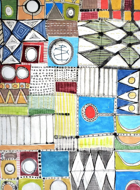 Mixed Media Collage with Japanese Paper | July 11, 10-4pm
