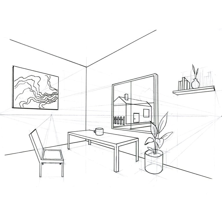 ARTiculations Introduction to Perspective Drawing (2 day Intensive) - July 18 & 19 10am-4pm