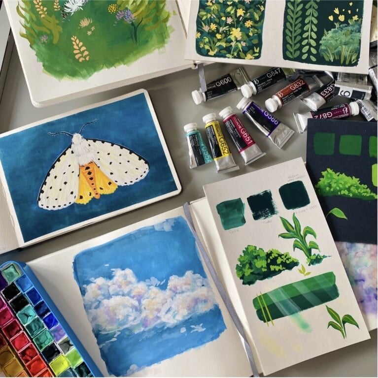 Oh My Gouache! Beginner Gouache Painting (2 day intensive) - July 4 & 5 (10am-4pm)