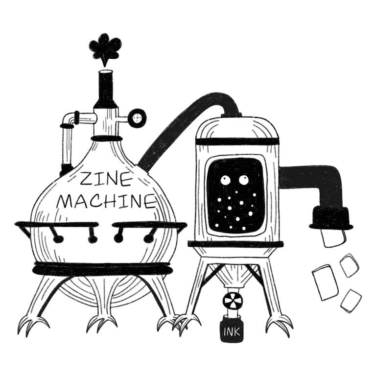 Zine Machine (4wk) September 17 - October 8 6:30 - 8:30 pm