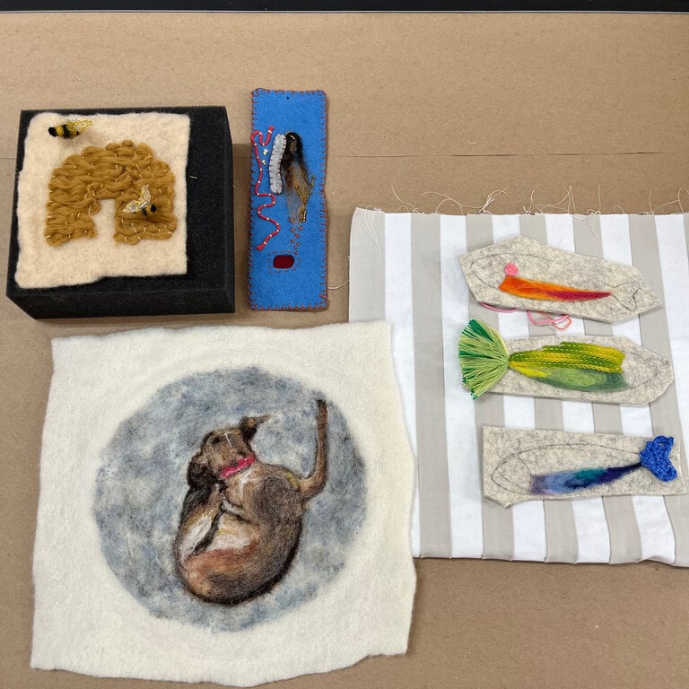 ARTiculations Drawing with Felt & Thread