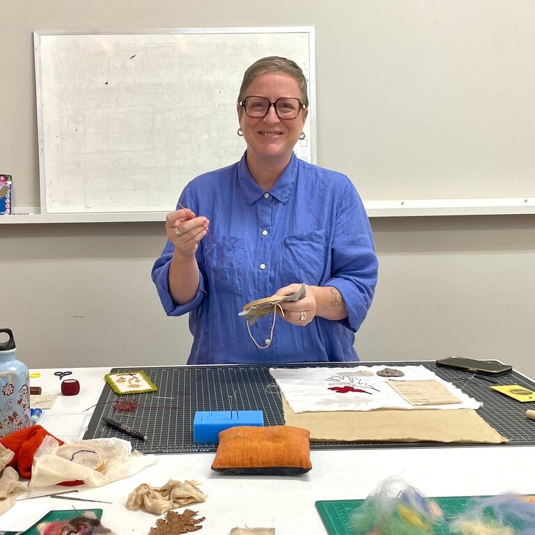 ARTiculations Drawing with Felt & Thread