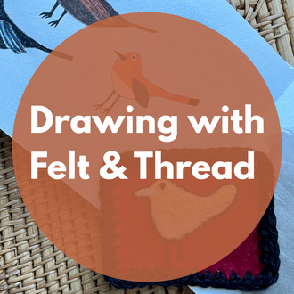 ARTiculations Drawing with Felt & Thread
