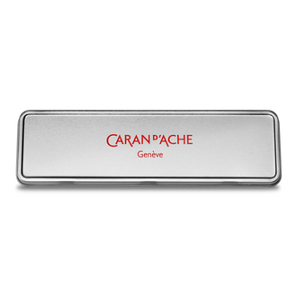 Caran d'Ache Caran d’Ache Empty Grey Metal Box