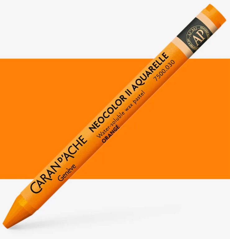 Caran d'Ache Yellow - Orange Caran d'Ache Neocolor II Singles