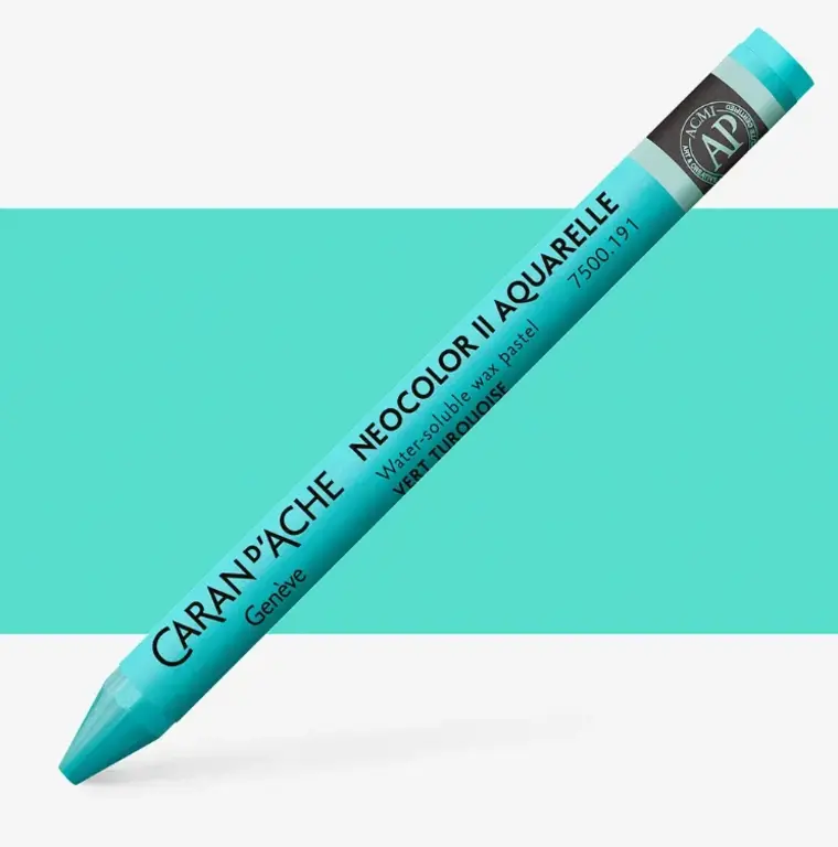 Caran d'Ache Green - Turquoise Caran d'Ache Neocolor II Singles
