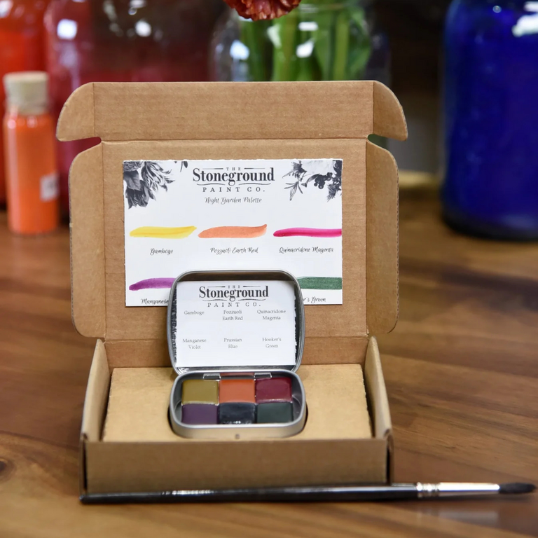 Stoneground Stoneground Watercolour Palette - 6 Colour