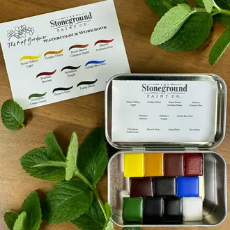 Mint Gardener Stoneground Mint Gardener Watercolour Workbook Palette - 11