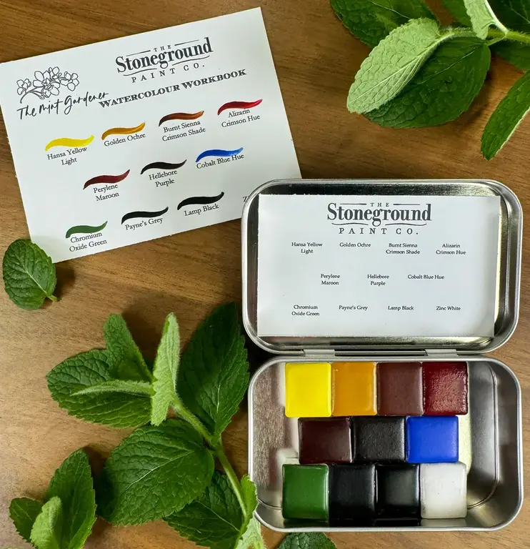 Mint Gardener Stoneground Mint Gardener Watercolour Workbook Palette - 11