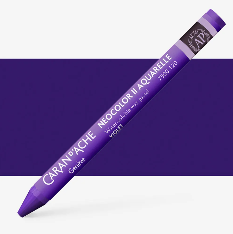 Caran d’Ache Blue - Violet Caran d'Ache Neocolor II Singles