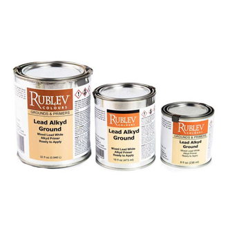 Natural Pigments Rublev Colours Lead Alkyd Ground