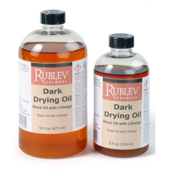 Rublev Rublev Colours Dark Drying Oil - 8 fl oz / 236 ml